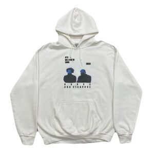 Drake 21 Savage It’s All A Blur 2023 Tour White Graphic Hoodie rare size large